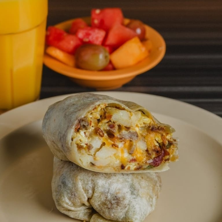 Delicious Breakfast Burrito